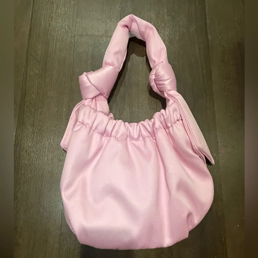 GANNI Small Occasion Bag Light Lilac NWOT - Picture 2 of 5